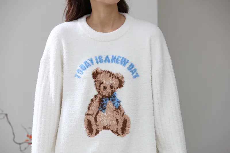 Sut Pakaian Rumah Fleece Lembut untuk Wanita